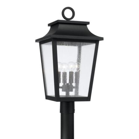 Capital Lighting Chandler 4 Light 24" Tall Post Light Black