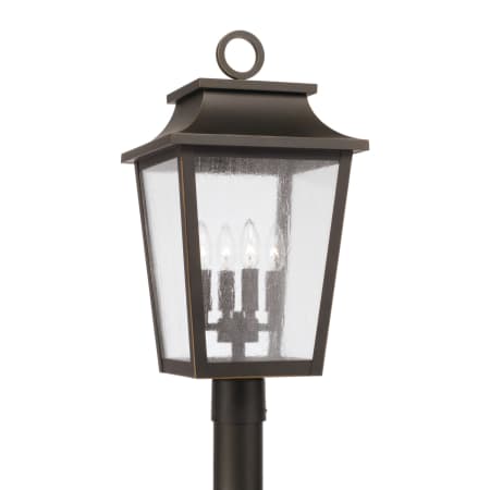 Capital Lighting Chandler 4 Light 24" Tall Post Light Oiled Bronze