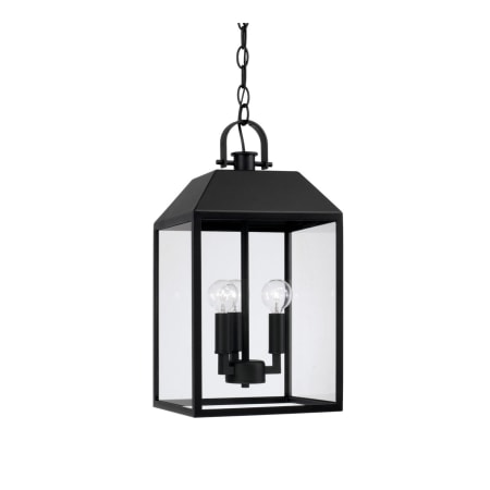 Capital Lighting Nelson 3 Light 10" Wide Outdoor Mini Pendant Black
