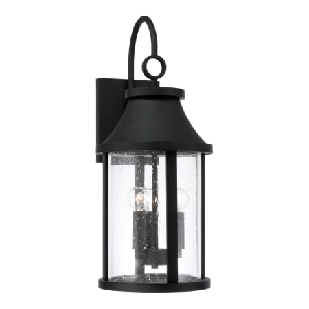 Capital Lighting Bridger 3 Light 25" Tall Outdoor Wall Sconce Black
