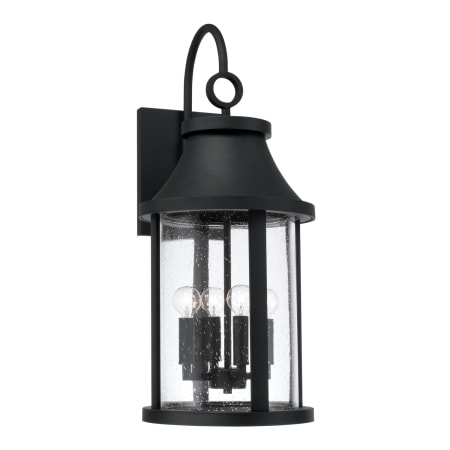 Capital Lighting Bridger 4 Light 28" Tall Outdoor Wall Sconce Black