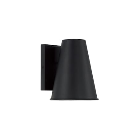 Capital Lighting Yardley 8" Tall Outdoor Wall Sconce Black