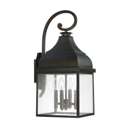 Capital Lighting Westridge 4 Light 25" Tall Outdoor Wall Sconce Old Bronze