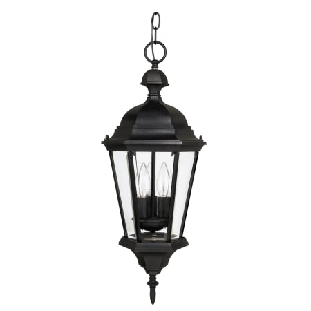 Capital Lighting Carriage House 3 Light 10" Wide Outdoor Mini Pendant Black