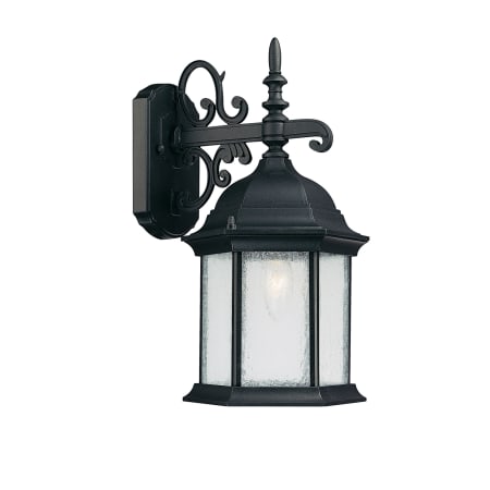 Capital Lighting Main Street 16" Tall Outdoor Wall Sconce Black