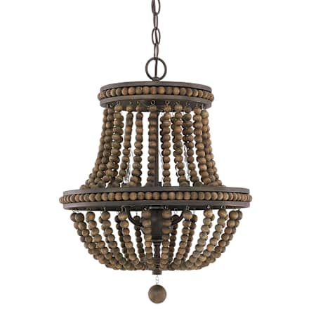 Capital Lighting Handley 3 Light 16" Wide Empire Chandelier Tobacco