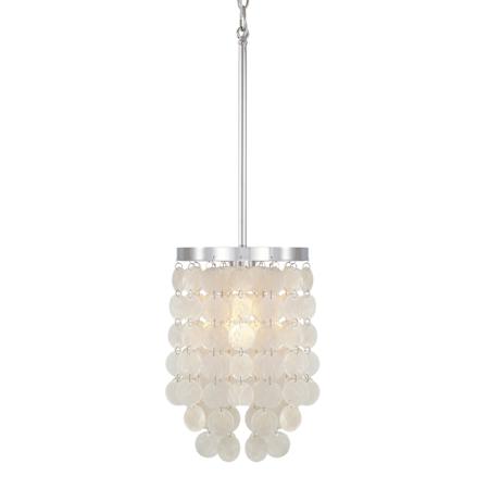 Capital Lighting Shelby 8" Wide Mini Pendant Polished Nickel