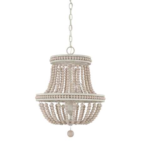 Capital Lighting Handley 3 Light 16" Wide Empire Chandelier Sand Dollar