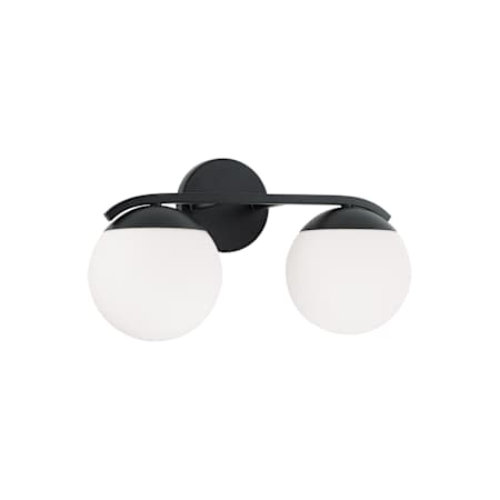 Capital Lighting Oliver 2 Light 17" Wide Vanity Light Matte Black