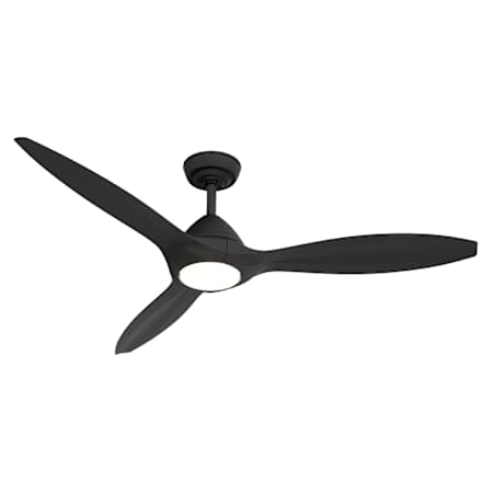 Casablanca Surea 56" 3 Blade Indoor / Outdoor LED Energy Star Ceiling Fan with Remote Included Matte Black