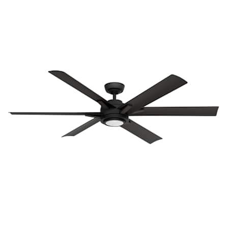 Casablanca Melia 65" 6 Blade Indoor / Outdoor LED Ceiling Fan Matte Black / Matte Black