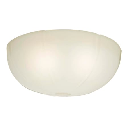 Casablanca Cased White Transitional Ribbed Glass Bowl for 99023 Cased White