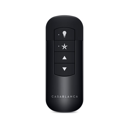 Casablanca Handheld Remote for 4 Speed Fans with Light Dimming Capability Black