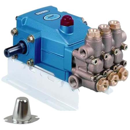 CAT Pumps CAT Pumps 3500 PSI 4.5 GPM (Solid Shaft) Triplex Pressure Washer Pump w/ Shaft Cover & Rails (Belt Drive) N/A