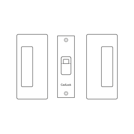 Cavilock-CL205C-PA-BP-34-Privacy Line Drawing View