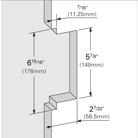 Cavilock-CL400A-ML-38-Cutout Dimensions