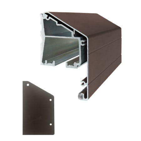 Cavity Sliders 8 Foot Heavy Duty Aluminum Wall Mount Door Track Bronze Anodized