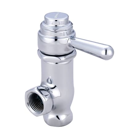 Central Brass Self-Close Angle Stop Polished Chrome