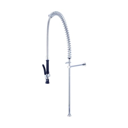 Central Brass Wall Mounted Pre-Rinse Assembly Polished Chrome