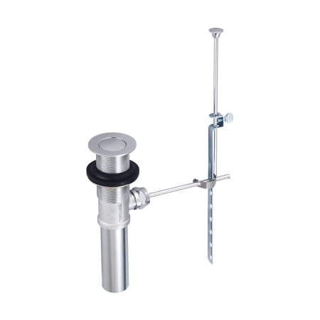 Central Brass Brass Pop-Up Drain Assembly Less Guide Polished Chrome