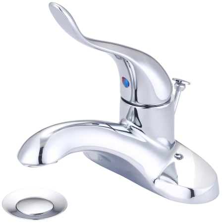 Central Brass Central Brass 0.5 GPM Centerset Bathroom Faucet Polished Chrome
