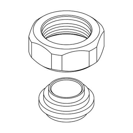 Central Brass 2 Copper Union Nuts and Sleeves N/A