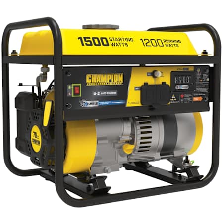Champion 1,200-Watt (120V) Recoil Start Gasoline Portable Generator with CO Shield (49-State) N/A
