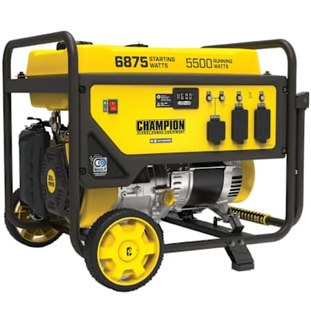 Champion 5,500-Watt (120 / 240V) Recoil Start Gasoline Portable Generator with CO Shield (49-State) N/A