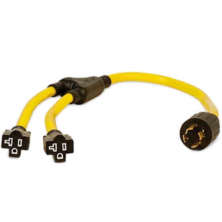 Champion 30-Amp (4-Prong) 3-Foot Y-Adapter Convenience Cord N/A
