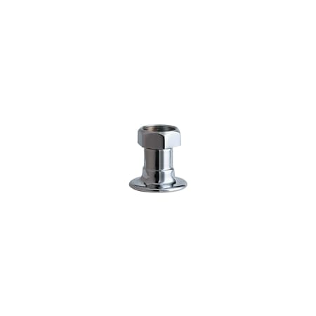Chicago Faucets Straight Inlet Arm with 1/2" Female Tread Connection Chrome
