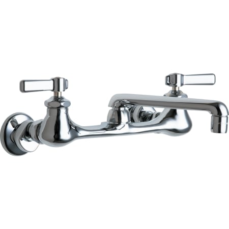 Chicago Faucets Wall Mounted Utility / Service Faucet with Lever Handles - Commercial Grade Chrome