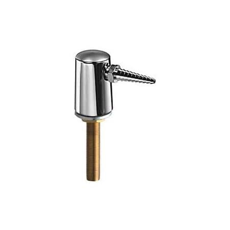 Chicago Faucets Deck Mounted Laboratory Turret with Removable Serrated Nozzle Outlet Chrome