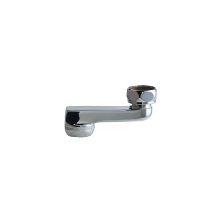 Chicago Faucets 2-1/2" Offset Inlet Supply Arm with 1/2" NPT Female Thread Inlet Chrome