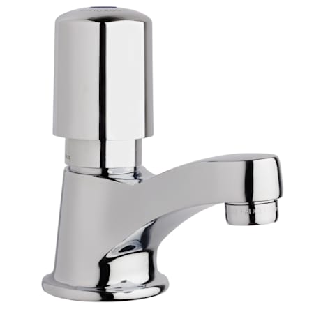 Chicago Faucets 333 Series Deck-Mounted Metering Faucet - Single Hole Polished Chrome