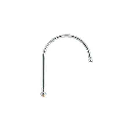 Chicago Faucets 12" High-Arch Gooseneck Swing Spout Chrome