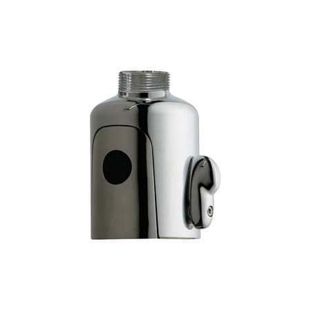 Chicago Faucets Single Hole Metering Faucet with Electronic Sensor and Automatic Shut-Off Chrome
