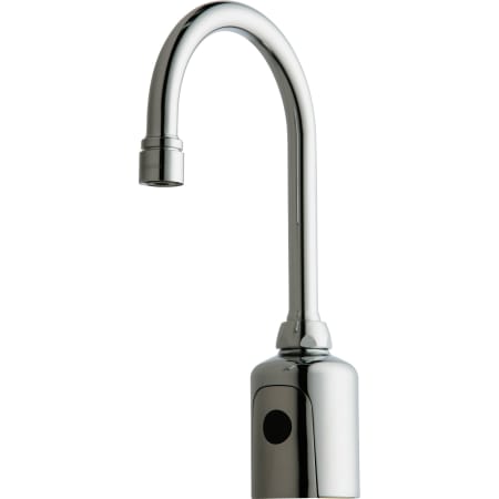 Chicago Faucets HyTronic Gooseneck 0.5 GPM Single Hole Metering Faucet - Includes Dual Beam Infrared Sensor Chrome