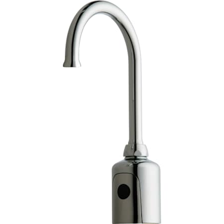 Chicago Faucets HyTronic Gooseneck 1.5 GPM Single Hole Metering Faucet with Dual Supply Chrome