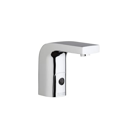 Chicago Faucets Single Hole Metering Faucet with Electronic Sensor and Automatic Shut-Off Chrome
