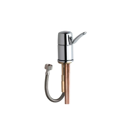 Chicago Faucets Commercial Grade Kitchen Faucet Handle and Valve Only - Less Spout Chrome