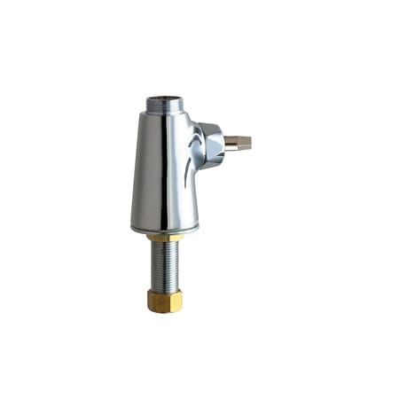 Chicago Faucets Commercial Grade Single Hole Laundry / Service Faucet - Less Handles and Spout Chrome
