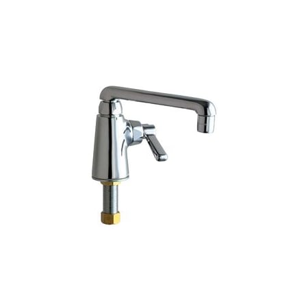 Chicago Faucets Commercial Grade Single Hole Laundry / Service Faucet with Lever Handle Chrome