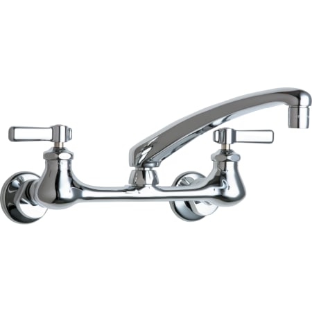 Chicago Faucets Wall Mounted Utility / Service Faucet with Lever Handles - Commercial Grade Chrome