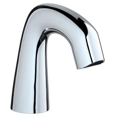Chicago Faucets EQ Curved 0.5 GPM Single Hole Bathroom Faucet - Includes Plug In Transformer Chrome