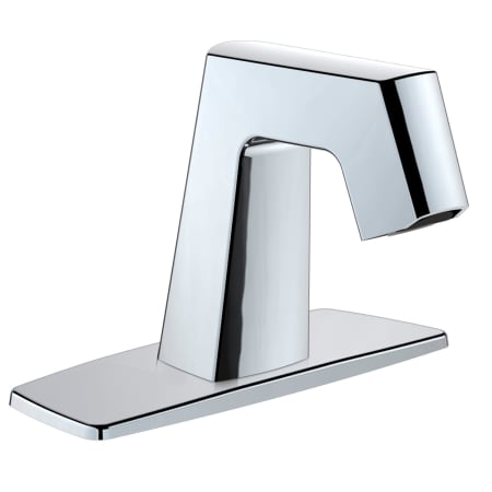 Chicago Faucets EQ Angular 0.5 GPM Centerset Bathroom Faucet - Includes Infrared Sensor Chrome