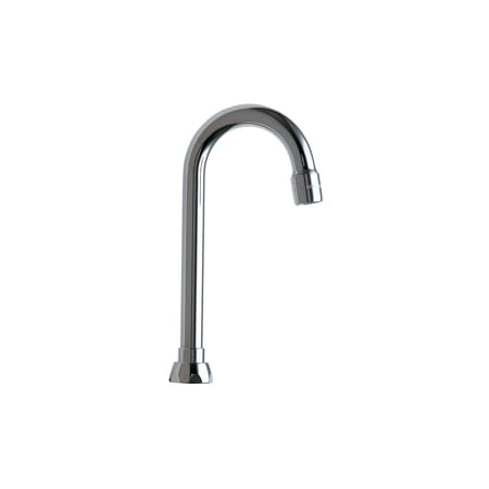Chicago Faucets 3-1/2" High-Arch Gooseneck Swing Spout Chrome
