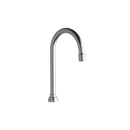 Chicago Faucets 5-1/4" High-Arch Gooseneck Swing Spout Only Chrome
