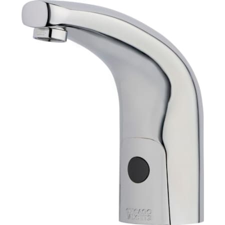 Chicago Faucets HyTronic Series Touch-Free, Programmable Faucet with Above-Deck Electronics Polished Chrome