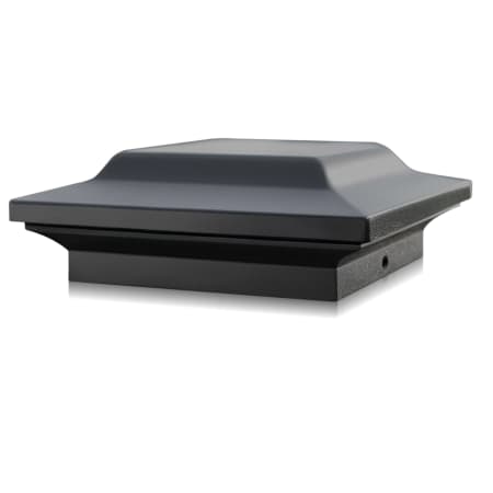 Classy Caps 5-1/2" Wide Aluminum Post Cap Black