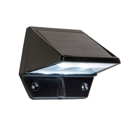 Classy Caps 2-1/2" Wide Dual Mode LED Solar Deck and Wall Light Black